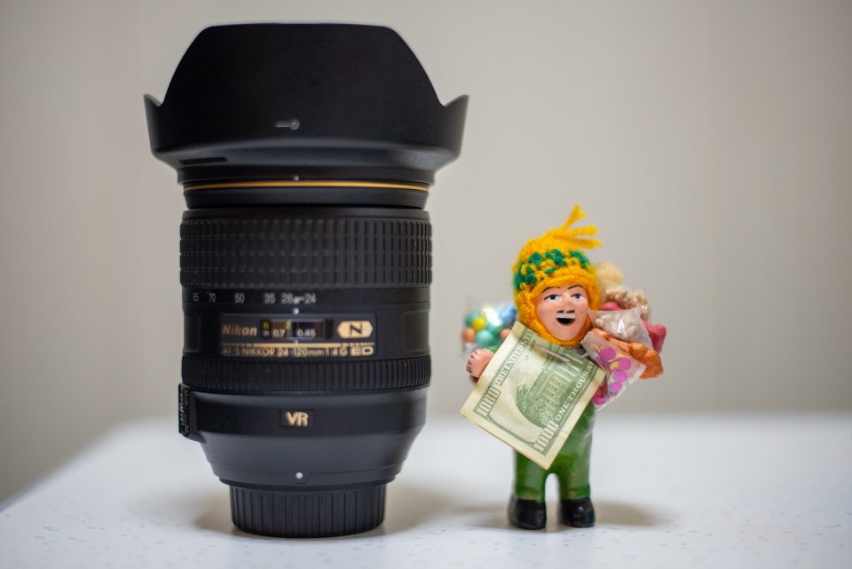 Nikonの標準ズームレンズ 24-120mm f/4G