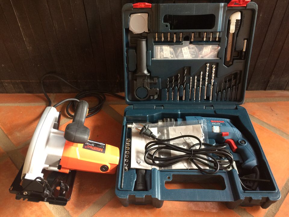 協賛でいただいた電動工具