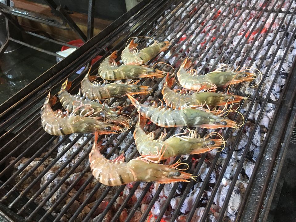 エビの丸焼き