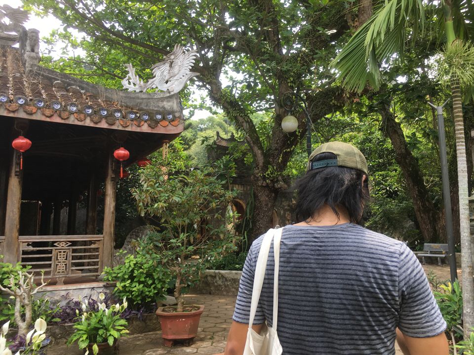 五行山を登って汗だく