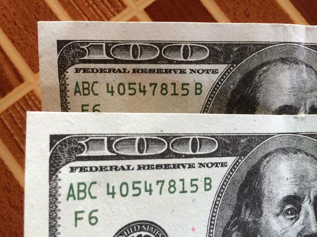 カンボジアで拾った偽札の数字