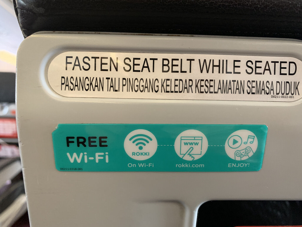 AirAsiaの機内Wi-Fi