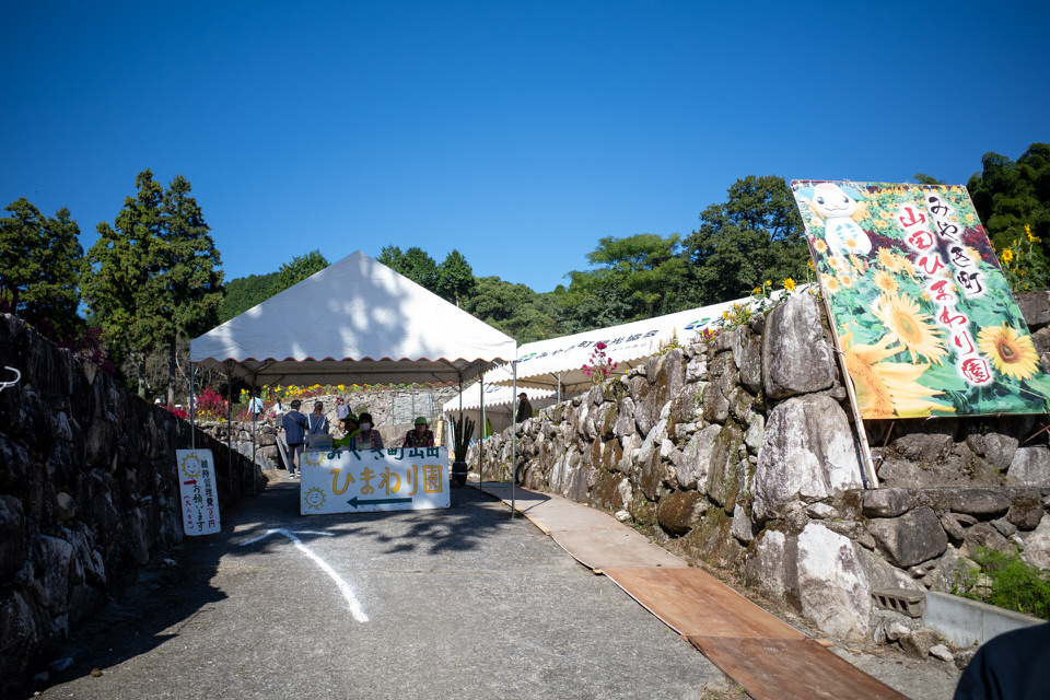 山田ひまわり園入場口