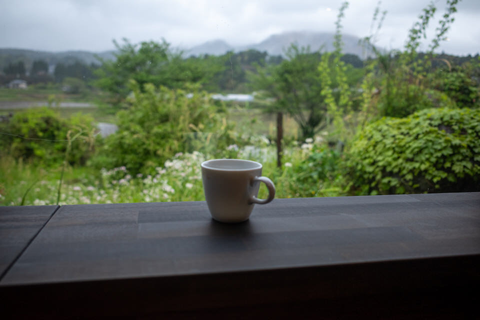 ラウンジのコーヒー