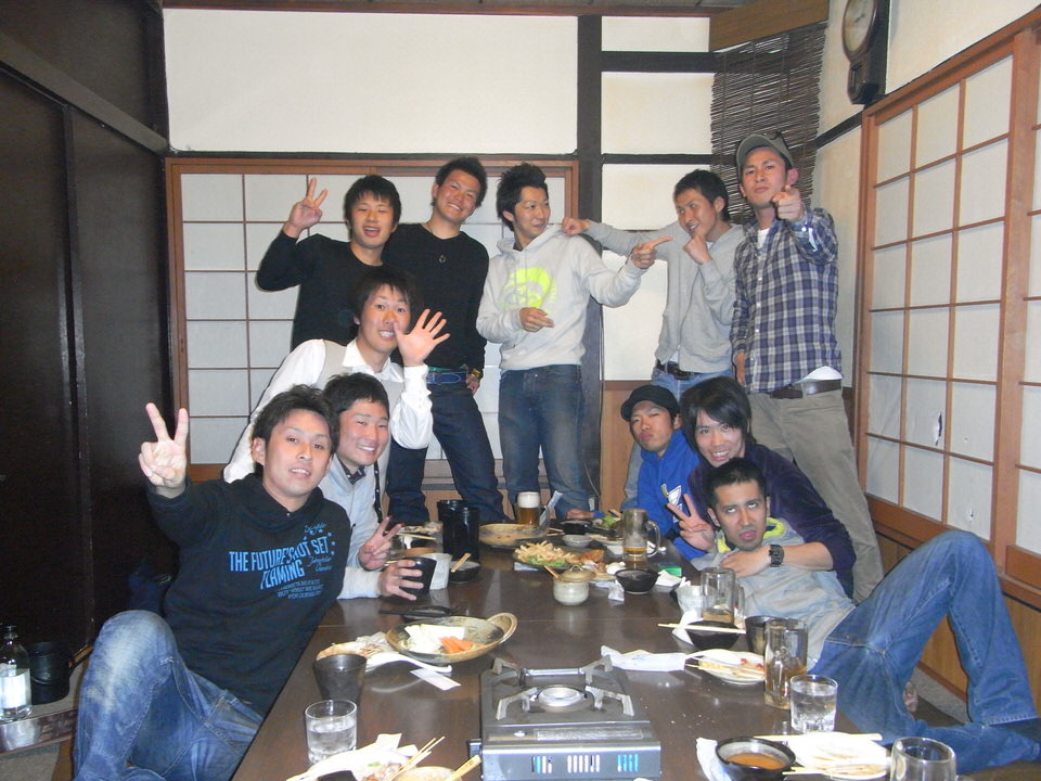 とり喜の2階で宴会