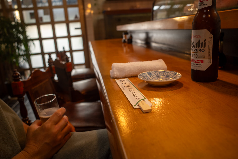 羽咋市の大山鮨で乾杯