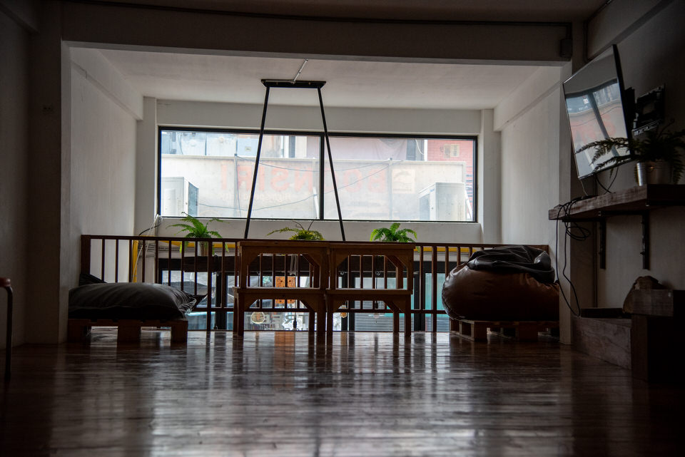 The Street Hostel Bangkokのくつろぎスペース