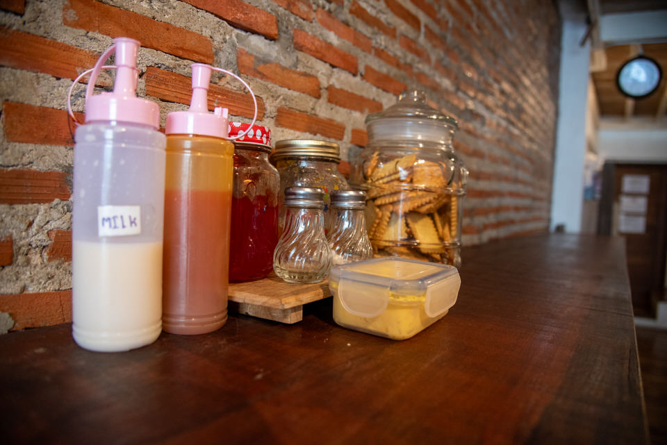 The Street Hostel Bangkokの卓上調味料