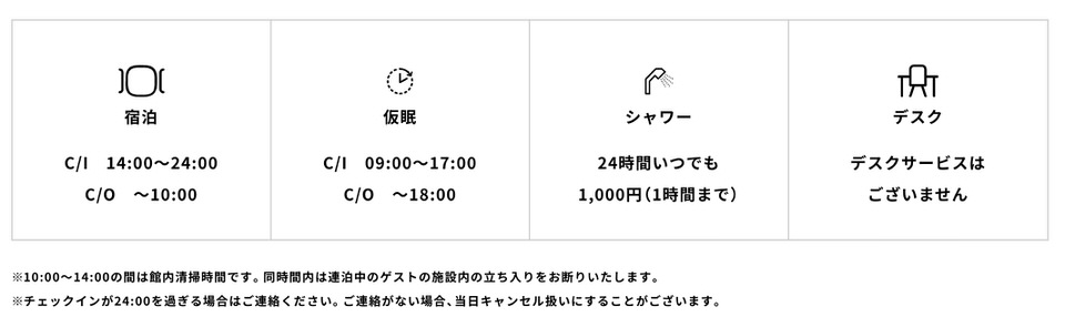成田空港9hの料金やチェックイン時間表