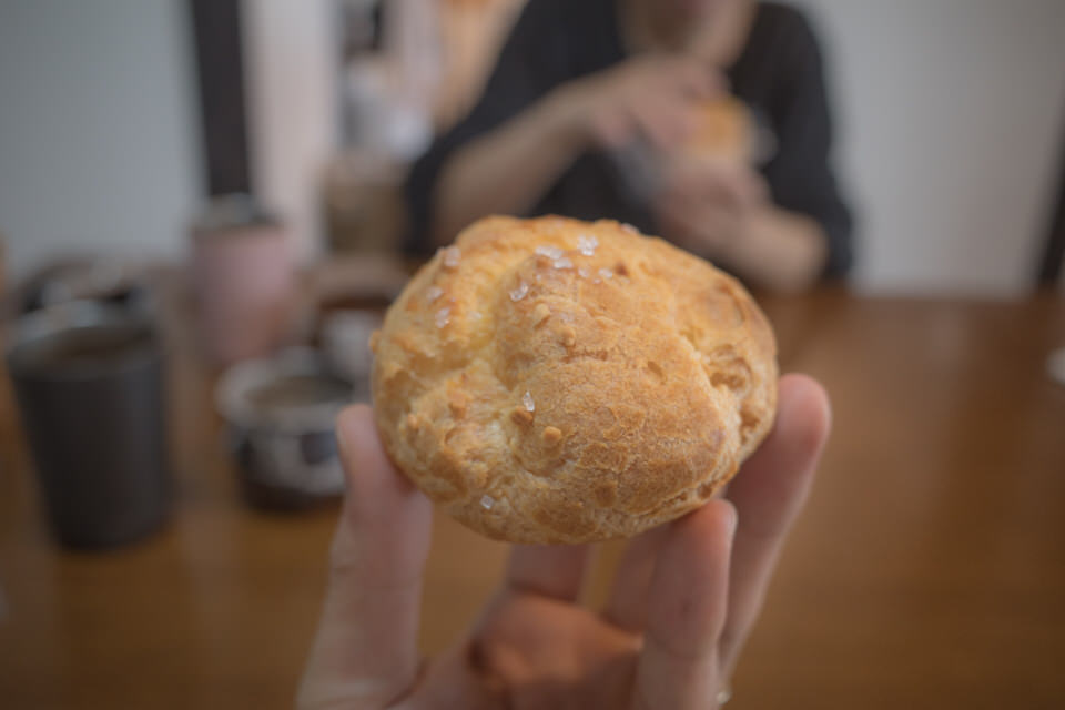 父の日に買ってもらったシュークリーム