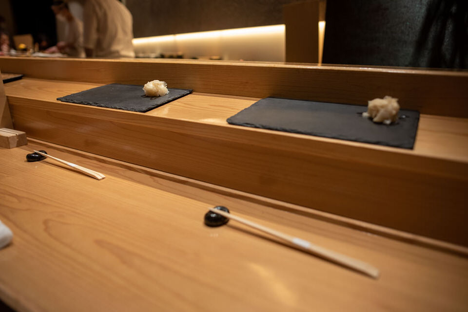 SUSHI TOKYO TEN、のカウンター