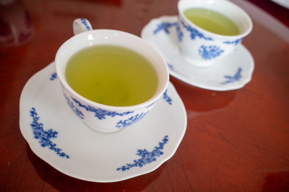 ハウステンボスのホテルアムステルダムのアメニティのお茶