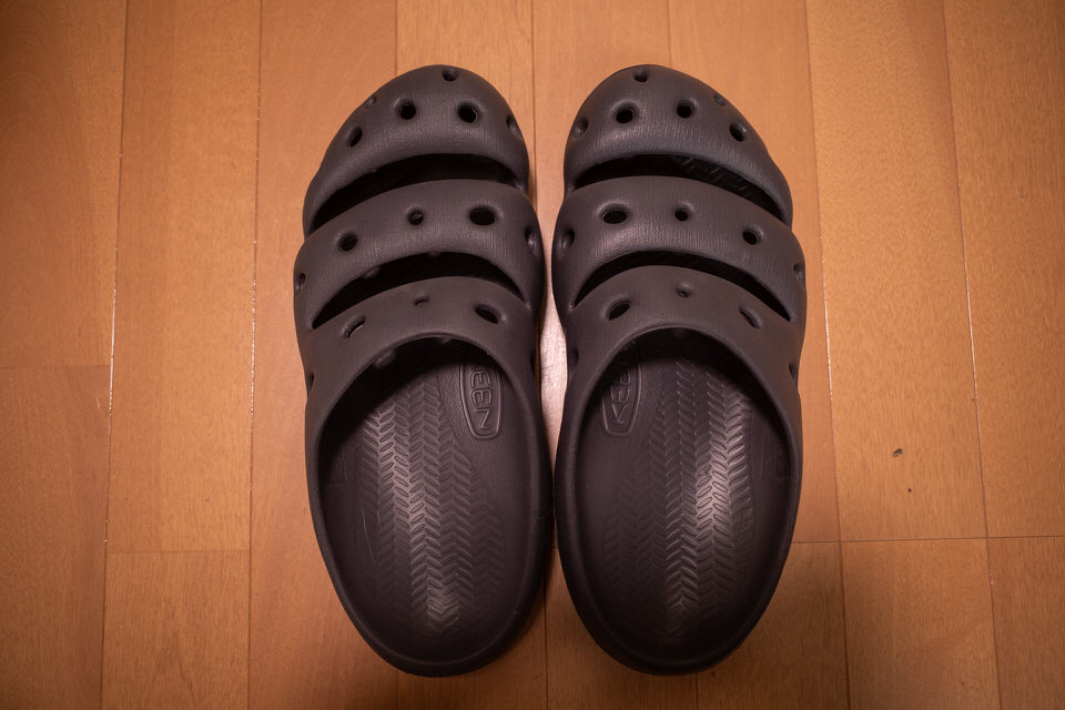 2023年から履いているKEENのサンダル