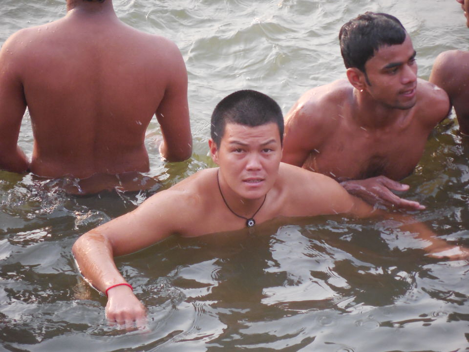 ガンジス川でバタフライした日