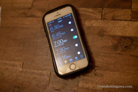 iPhoneのタイマー