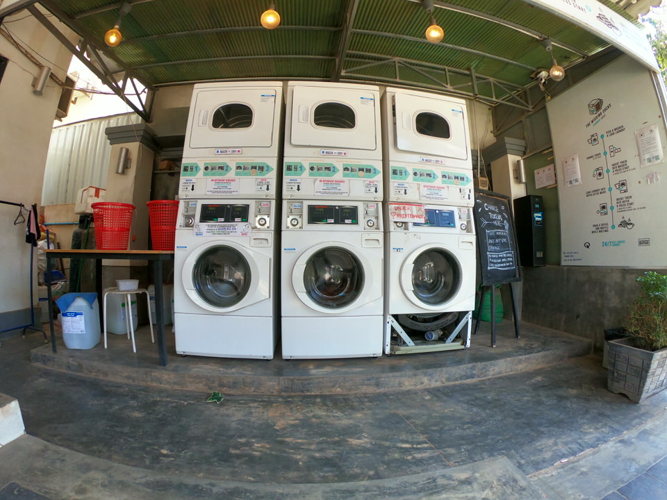 シェムリアップのコインランドリー