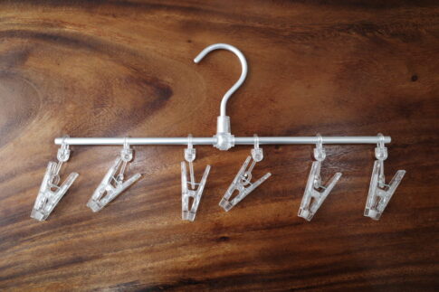 無印良品のアルミ直線ハンガー
