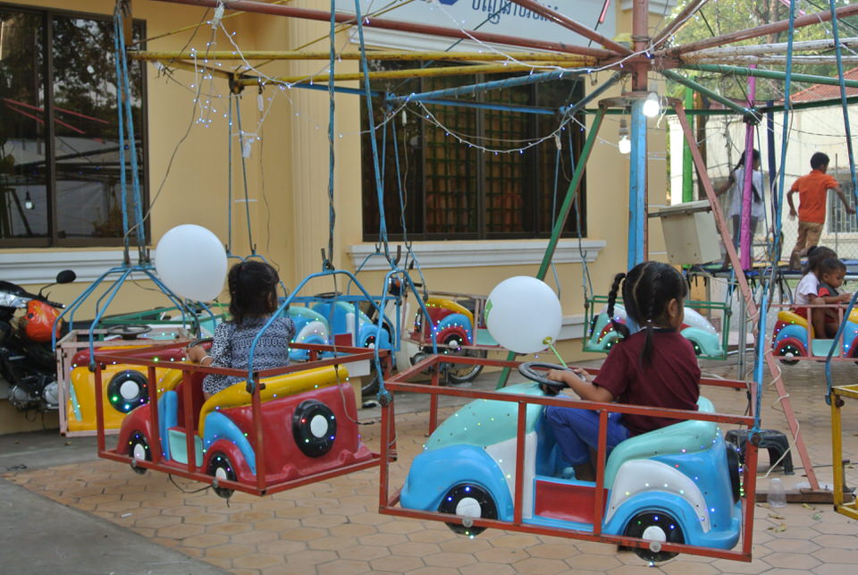 カンボジアの遊園地