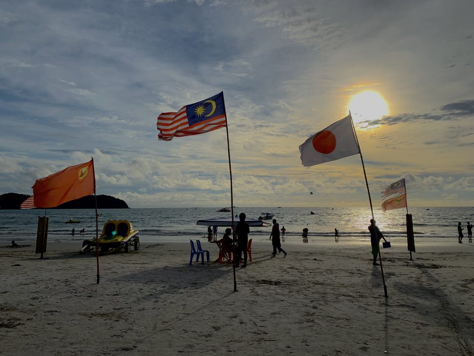 マレーシアのビーチ