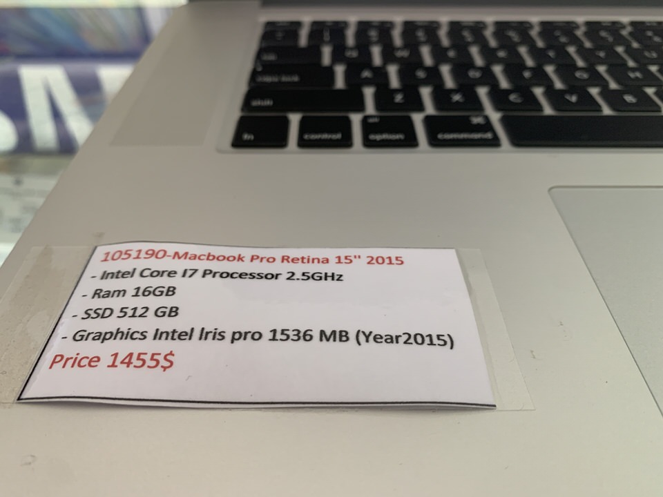 MacBook Pro15インチの値段