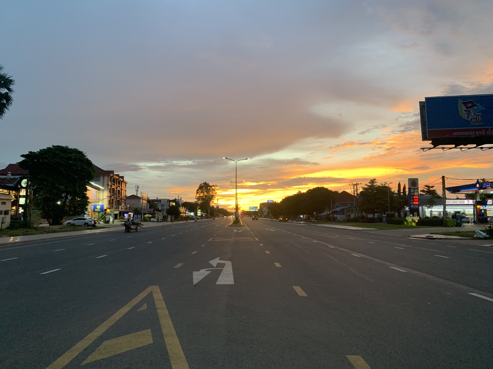 カンボジアの街並み