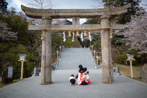 武雄神社でお宮参り