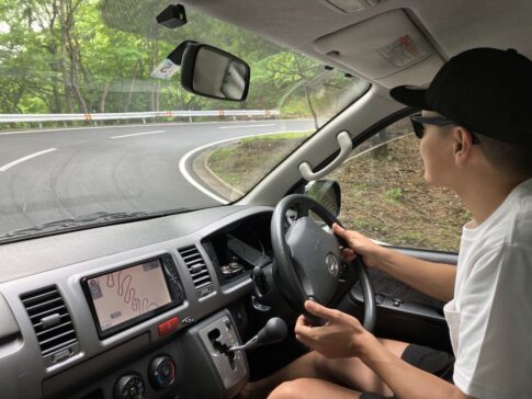 運転中