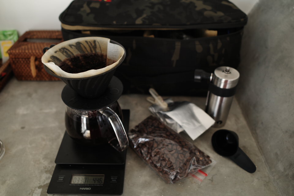 旅先に持ってきたコーヒーアイテム