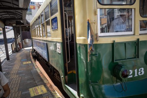 長崎市内の路面電車