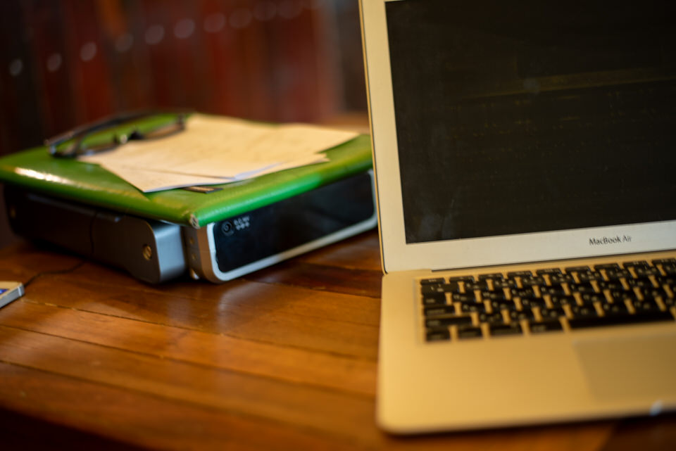 MacBook Airとモバイルプリンター