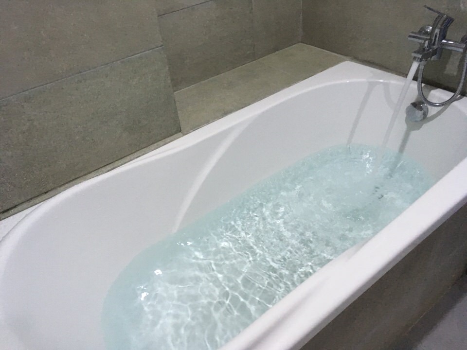 アンコールシティービューホテルのバスタブ