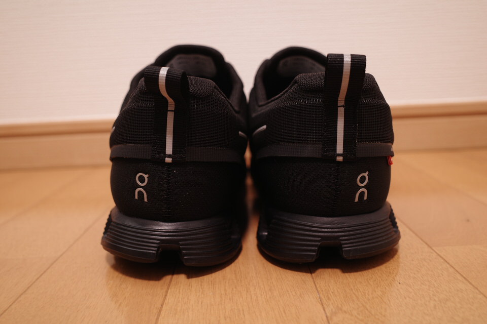 On Cloud5 Waterproofの踵